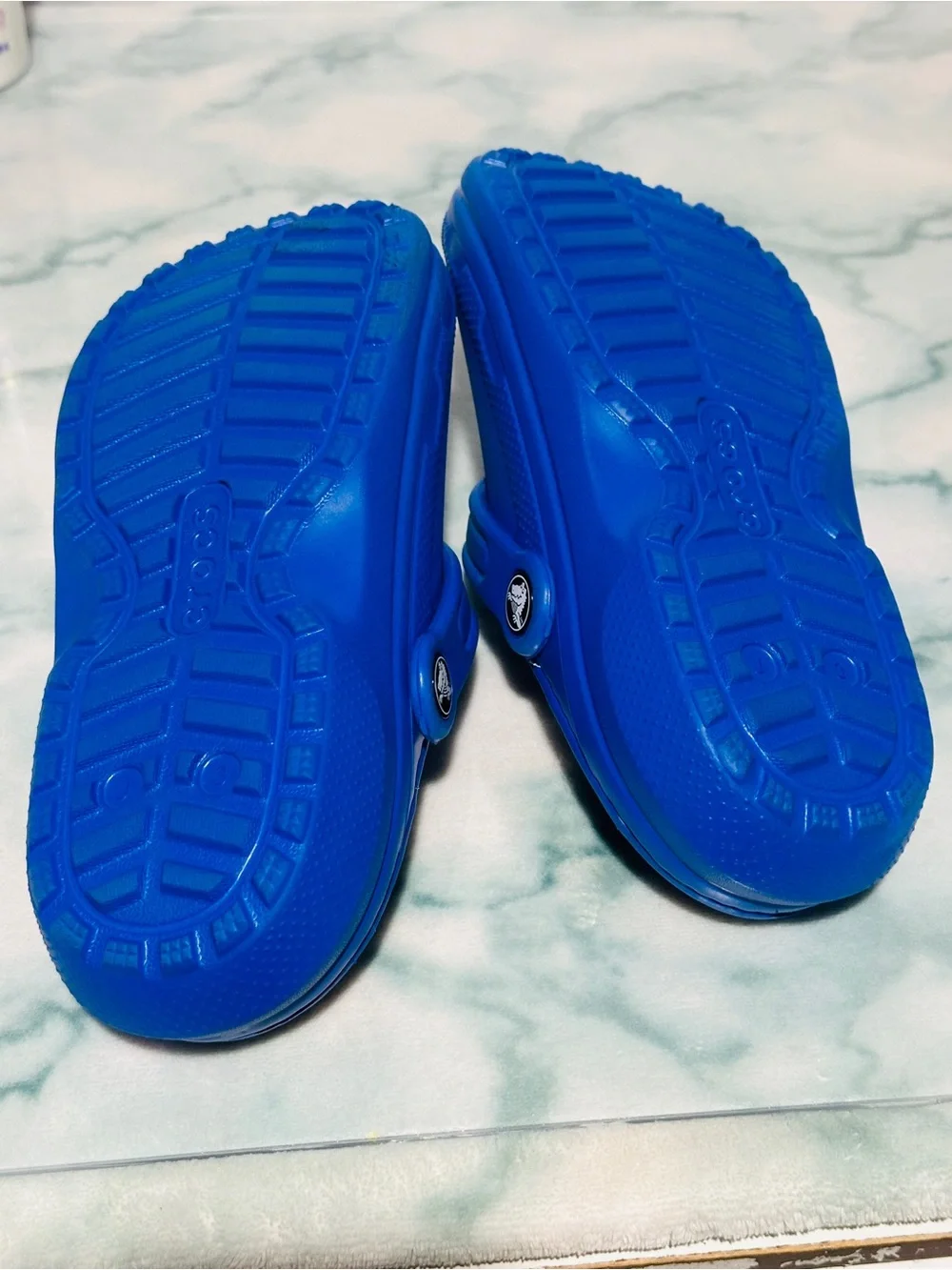 CROCS Kids Royal Blue Fleece-Lined Clog